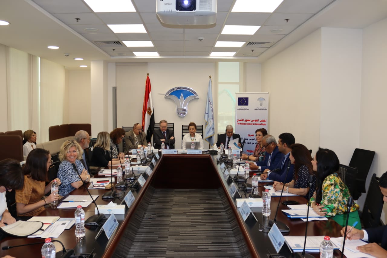  The National Council for Human Rights holds the first meeting of the coordinating committee of the cooperation program with the European Union 