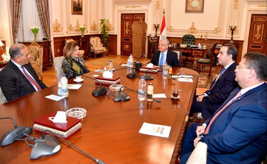  Ambassador Moushira Khattab meets with Speaker of the Egyptian Parliament 