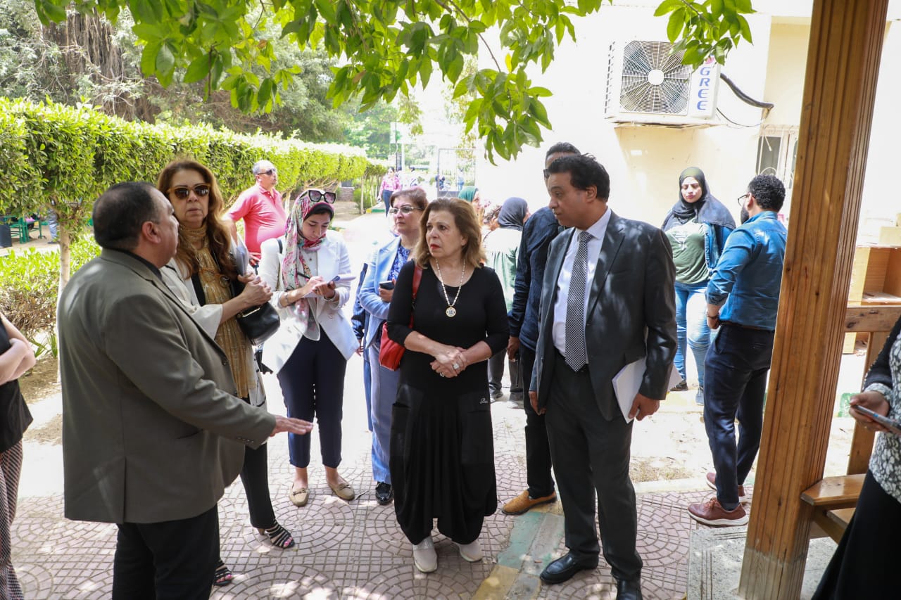  A delegation of the National Council for Human Rights visits the Abbasiya Hospital for Mental Health and Addiction Treatment 