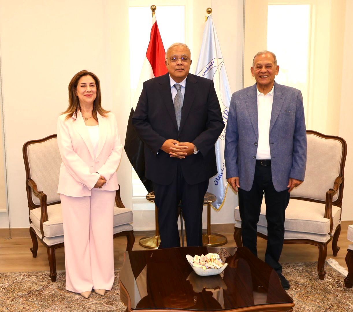  رئيس المجلس القومي لحقوق الإنسان يستقبل ممثلة المفوضية السامية للأمم المتحدة لشؤون اللاجئين لبحث تعزيز التعاون المشترك 