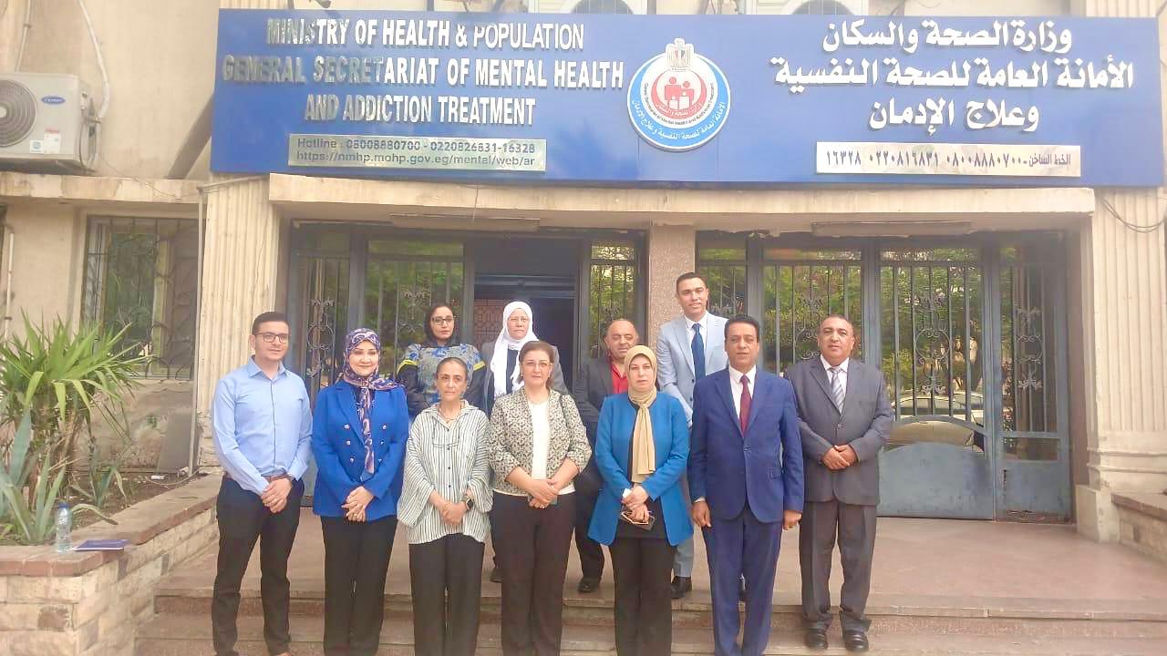  NCHR visits Abbasiya hospital for mental and neurological health 