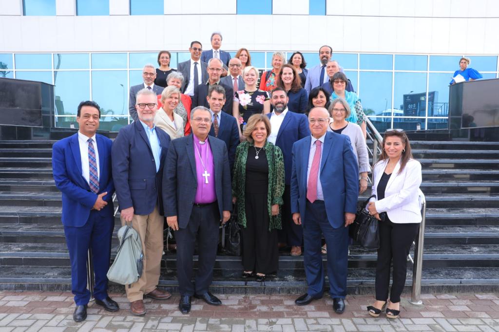  The National Council for Human Rights (NCHR) receives the delegation of the Evangelical Commission 