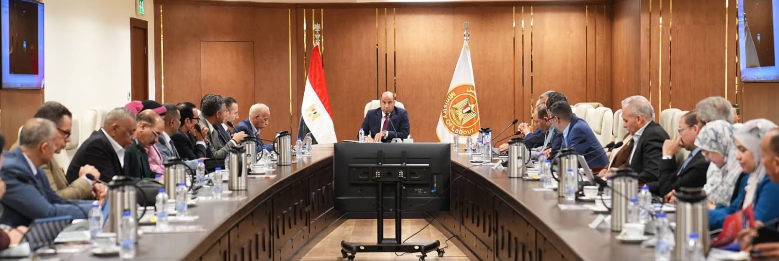  القومي لحقوق الإنسان يشارك في مناقشة تعديلات قانون المنظمات النقابية العمالية 