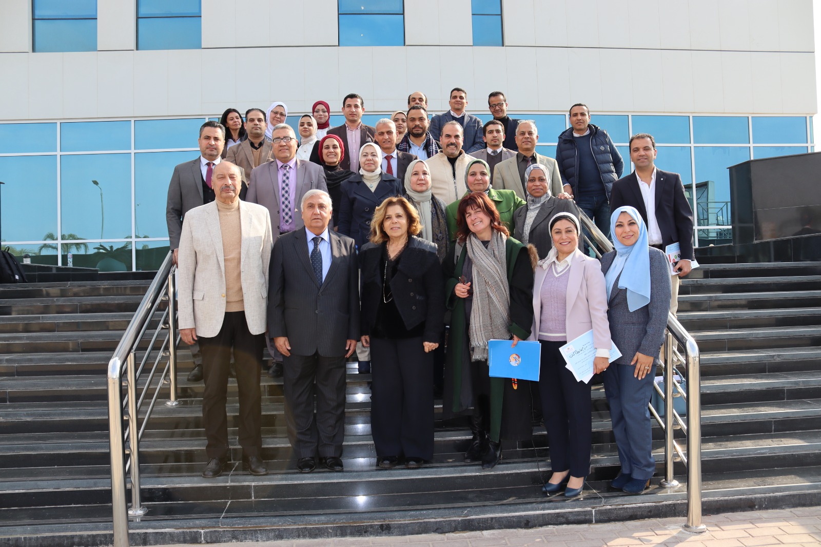  The National Council Human Rights  concludes a training course for workers in the General Office of the Ministry of Social Solidarity 