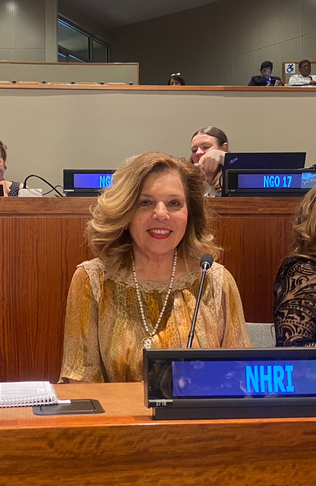 The National Council for Human Rights participates in the Conference of the States Parties to the Convention on the Rights of Persons with Disabilities. 