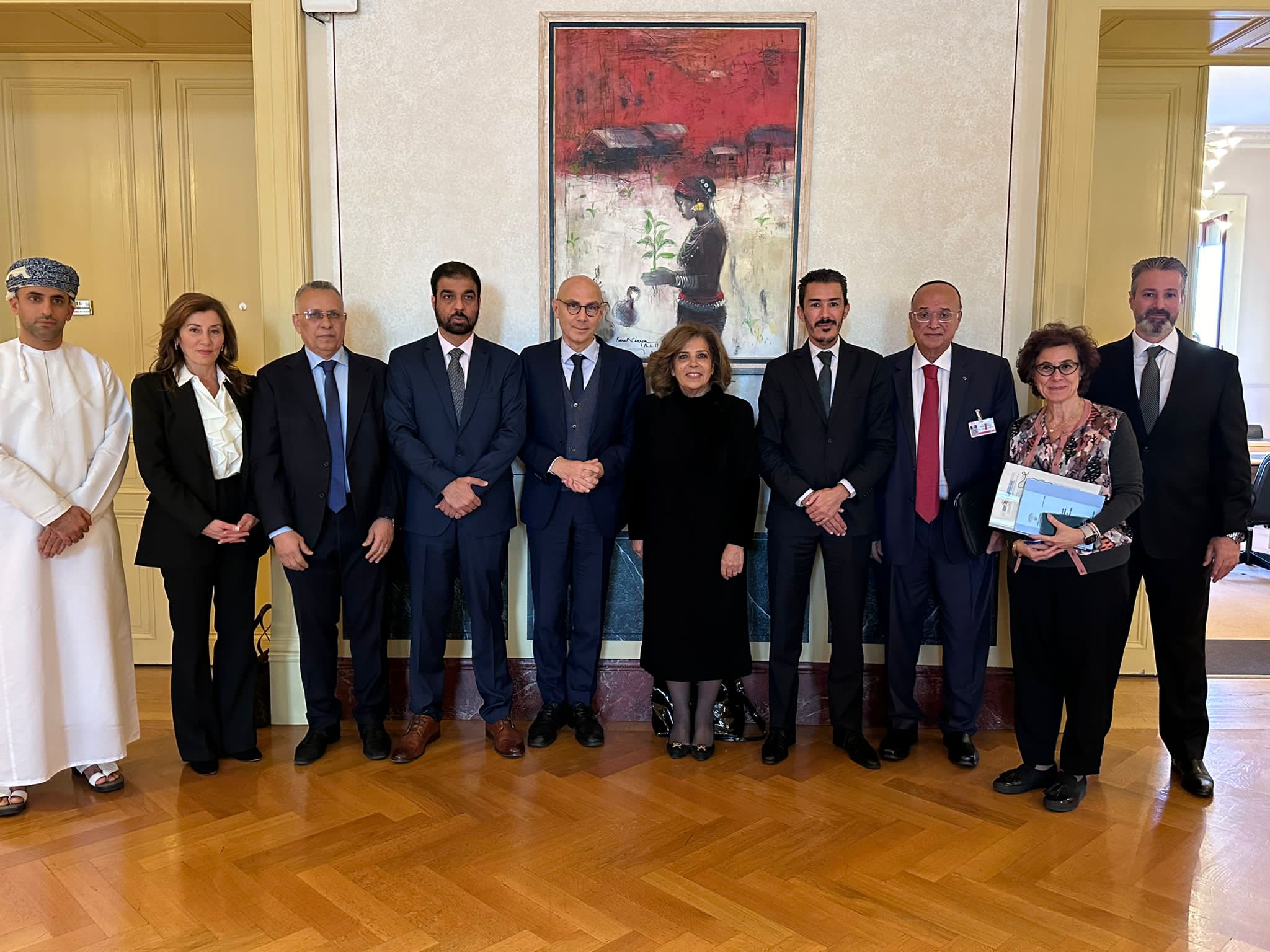  Press release of the meeting of the delegation of the Arab Network of National Human Rights Institutions with the High Commissioner for Human Rights in Geneva to discuss responses to developments in the situation in Gaza 